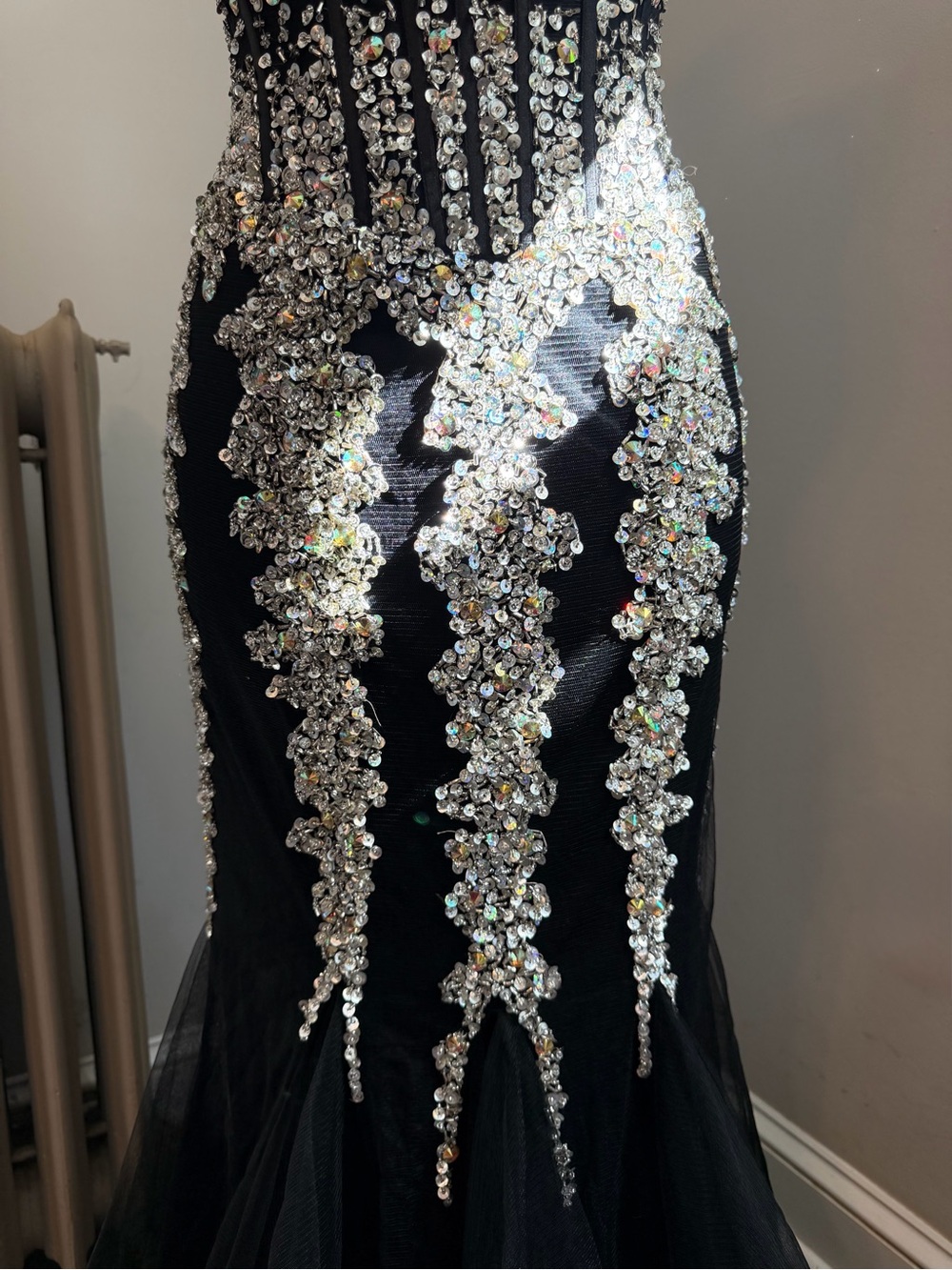Jovani 5908 Embellished Strapless Dress - Picture 4 of 8